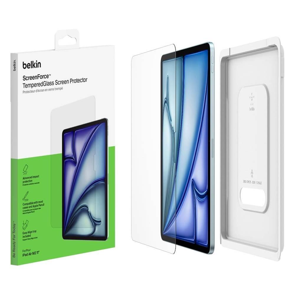 Belkin Tempered Glass Screen Protector for Apple iPad Air 11” (M2), OVI007HQ– Clear