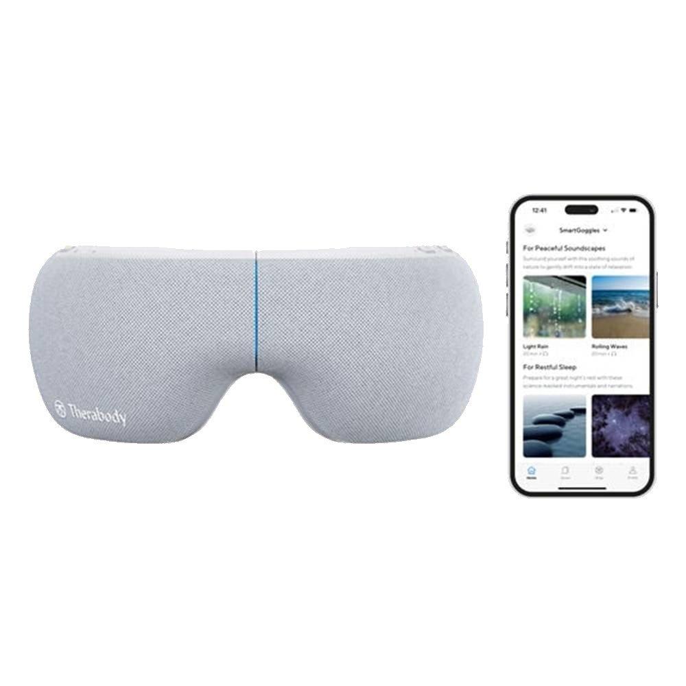 Therabody Smart Goggles for Heated Eye Massage, TM03350-01 - Grey