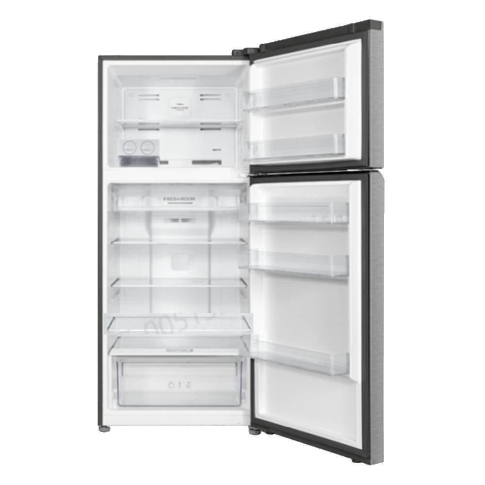 TCL Top Freezer Refrigerator, 16.4CFT, 465 Liters, P605TMIN - Inox