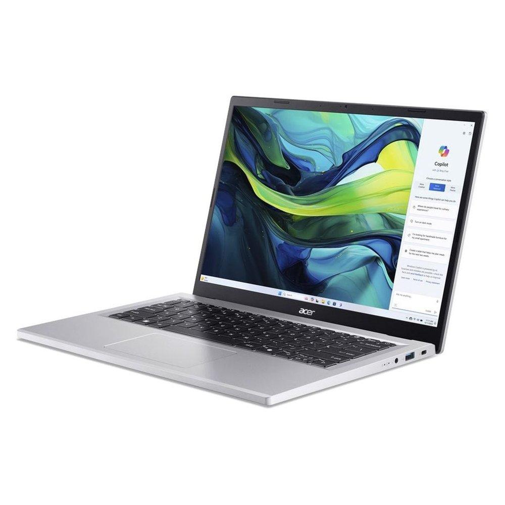 لابتوب أيسر أسباير جو 14، إنتل كور i7، 16 جيجابايت رام، 1 تيرابايت، إنتل يو اتش دي جرافكس، 14 بوصة، ويندوز 11 هوم، AG14-71P-71TQ - فضي