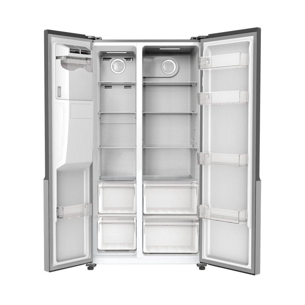 Wansa Refrigerator Side by Side 18.4 CFT Stainless steel