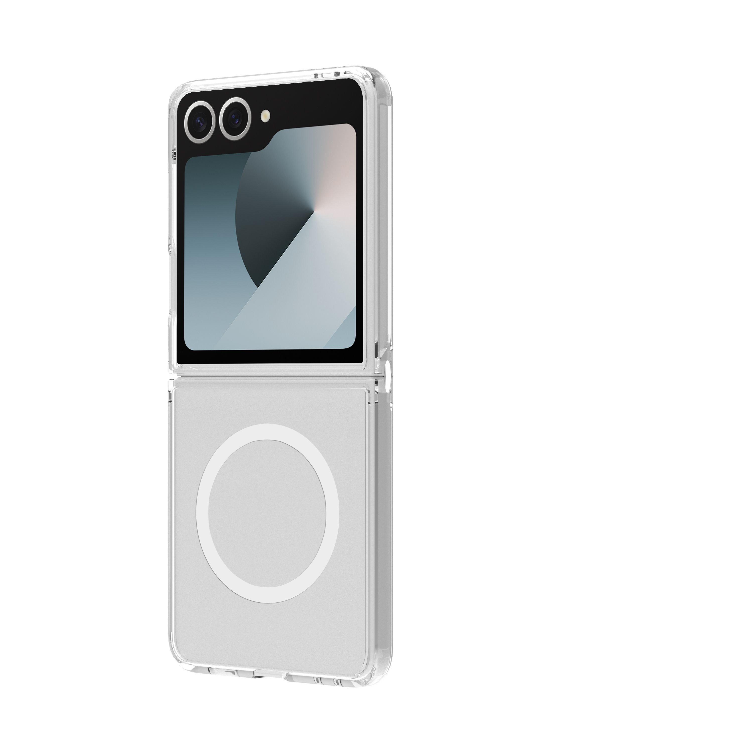 غطاء الحماية ماج سيف لهاتف سامسونج زيد فليب 7- شفاف