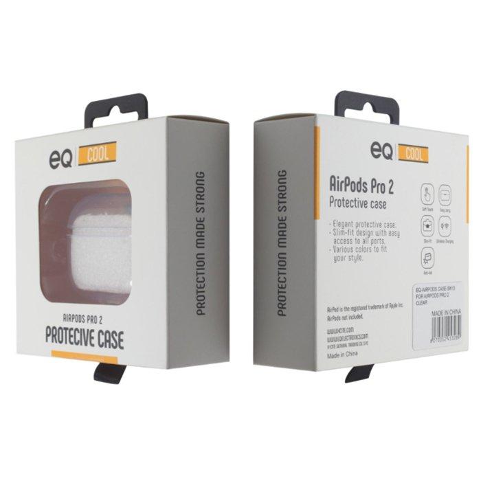 غطاء حماية سماعات برو 2 من اي كيو، SN13 - شفاف
