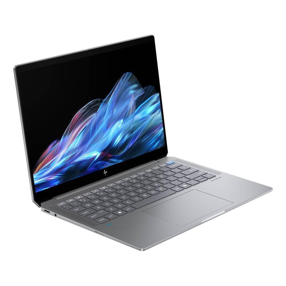 HP OmniBook Ultra Laptop, AMD Ryzen AI 9, 16GB RAM, 1TB SSD, I AMD Radeon Graphics, 14-inch, Windows 11 Home, 14-FD0004NE - Silver