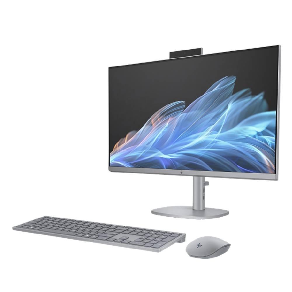 كمبيوتر مكتبي اومنيستوديو اكس  الكل في واحد من اتش بي، معالج انتل كور الترا 7، رام سعة 16 جيجابايت، اس اس دي سعة 1 تيرابايت، شاشة 27 بوصة، ويندوز 11 هوم، 27-CS0002NE - فضي