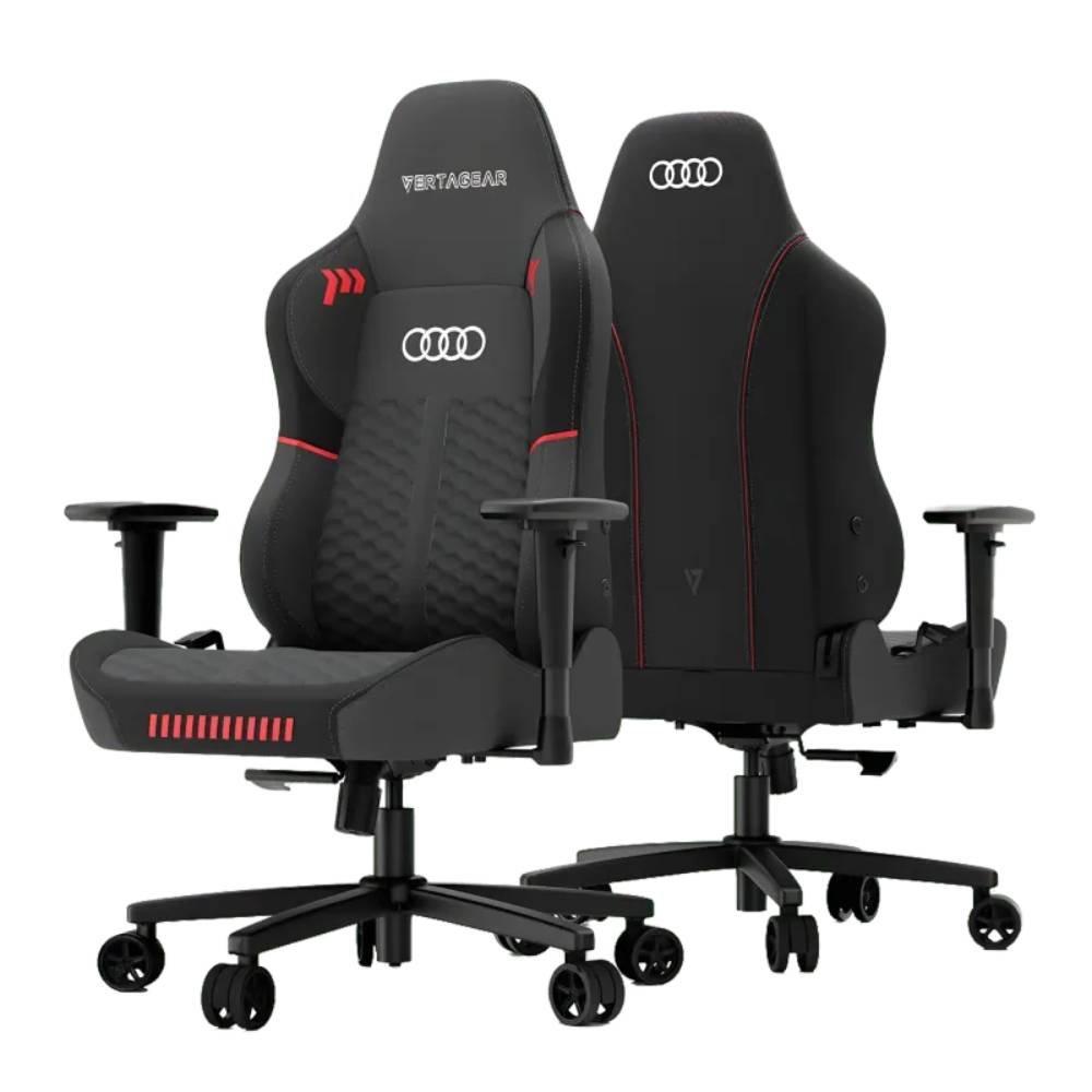 Vertagear SL3800 Synthetic Leather Audi Special Edition Gaming Chair - Black/Red