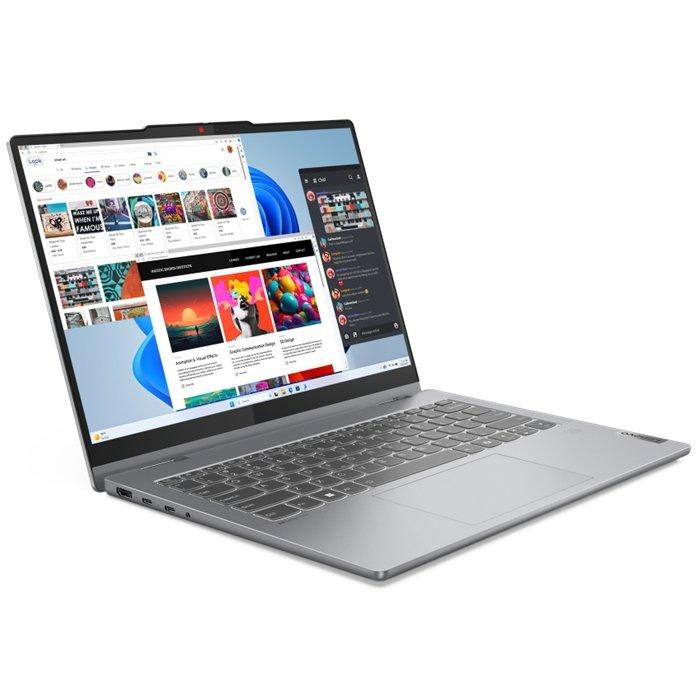 Lenovo IdeaPad 5 2-in-1 Convertible Laptop, Intel Core i7-13620H, 512GB SSD, 16GB RAM, 14inch OLED, Integrated Intel UHD Graphics, Windows 11 Home, 83KX002RAX - Luna Grey