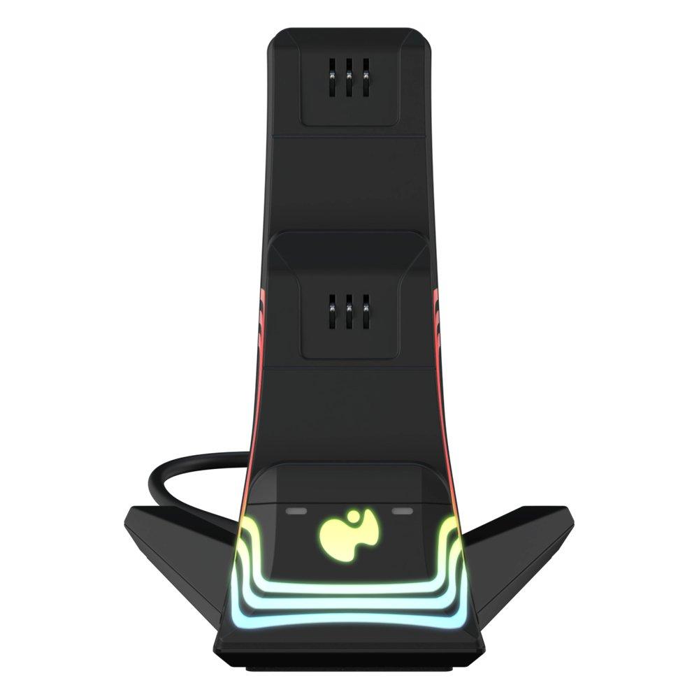 PDP Xbox Series X|S Afterglow Wave Dual Charger, 049-033-BK - Black