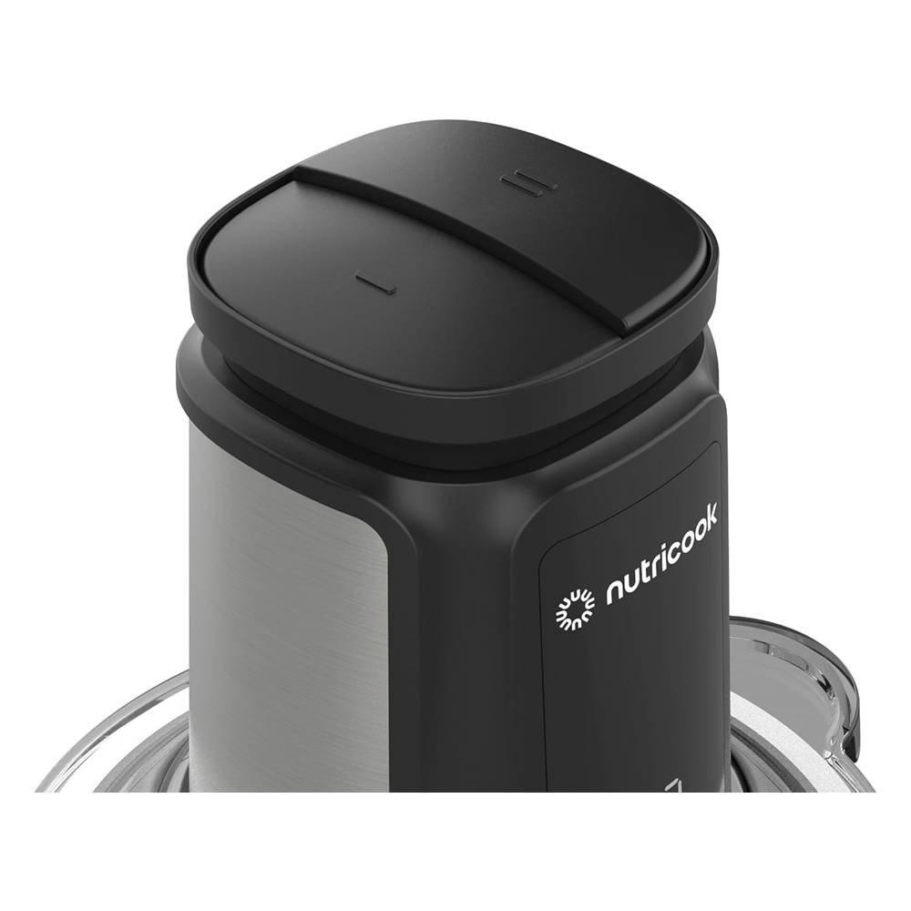 Nutricook XXL  Food Chopper With 2L Glass & Stainless steel Bowl, 500W, NC-CH2000 - Black