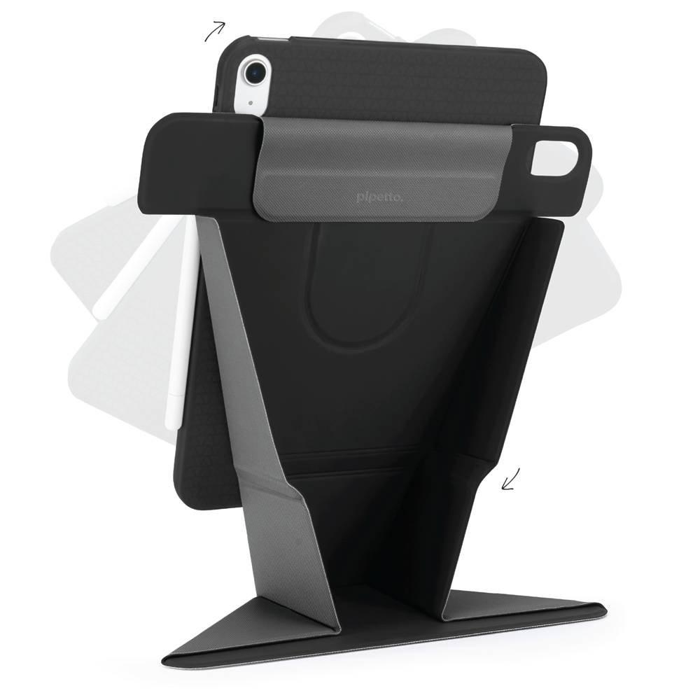 Pipetto Origami No6 Stand Case for iPad Air 11 ,10.9 Inch, P072-49-AD -Black