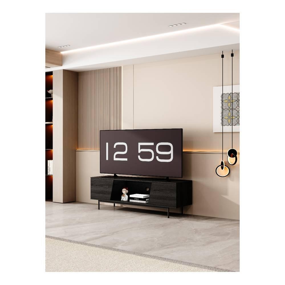 Wansa TV Stand, Up to 55-inch, 50Kg Loading Capacity, KS0218 – Black