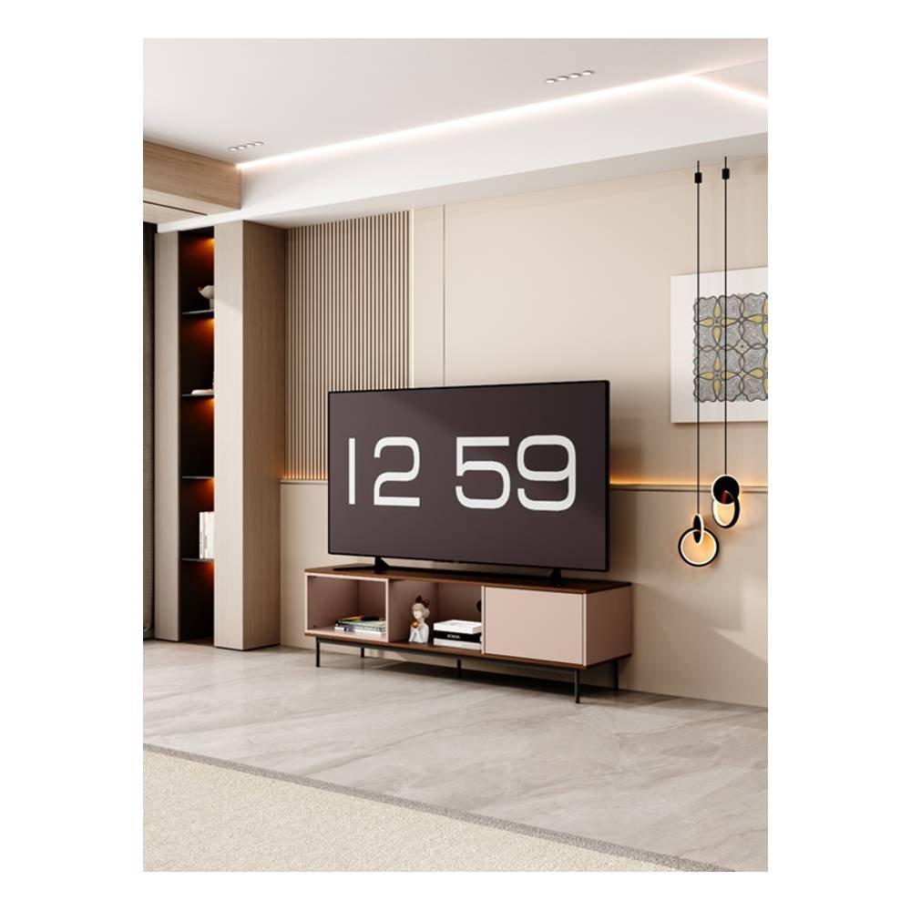 Wansa TV Stand, Up to 65-inch, 65Kg Loading Capacity, KS0138 – Brown 