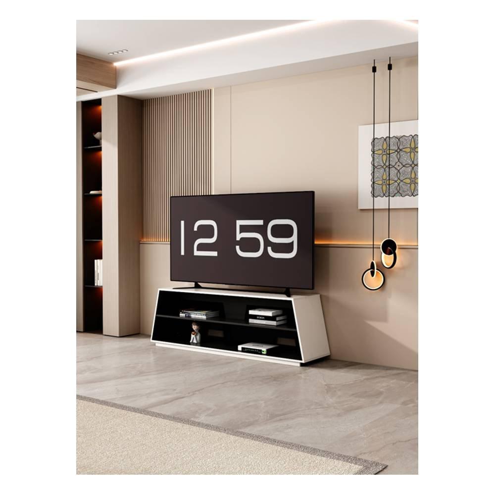 Wansa TV Stand, Up to 65-inch, 55Kg Loading Capacity, KS0243 – White /Black