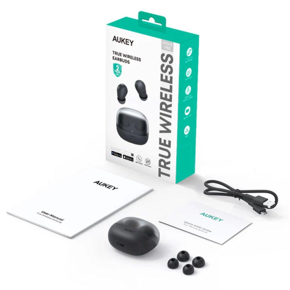 AUKEY EP-M3A Move Vibe Wireless Earbuds - White