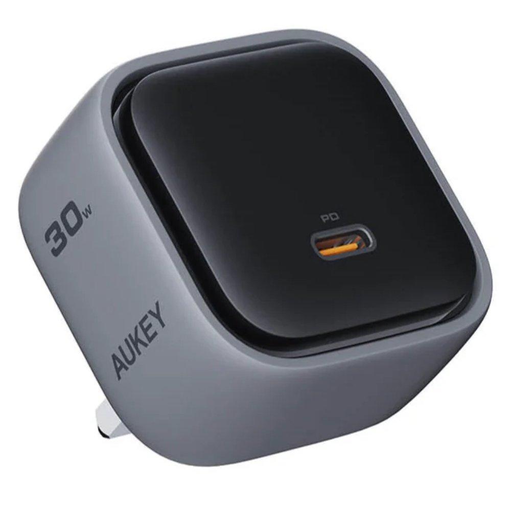 أوكي Aukey Comet Pd Wall Charger With Gan Technology 30W