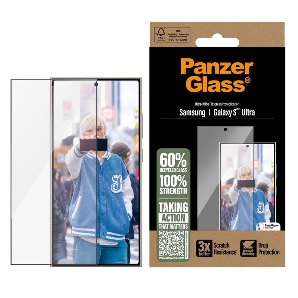 Panzer Ultra-Wide Fit Screen Protector for Samsung Galaxy S25 Ultra – Clear