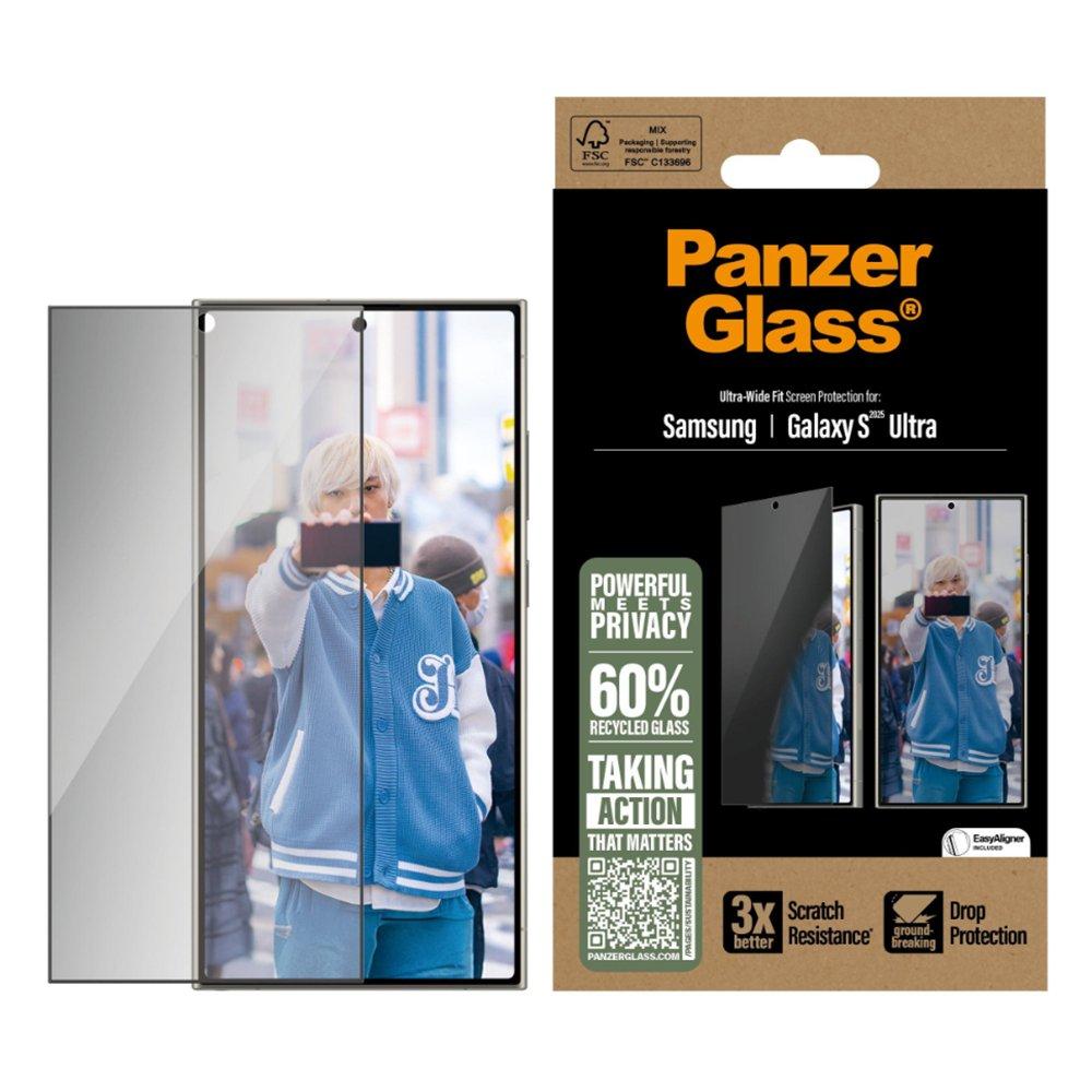Panzer Ultra-Wide Fit Screen Protector for Samsung Galaxy S25 Ultra – Privacy