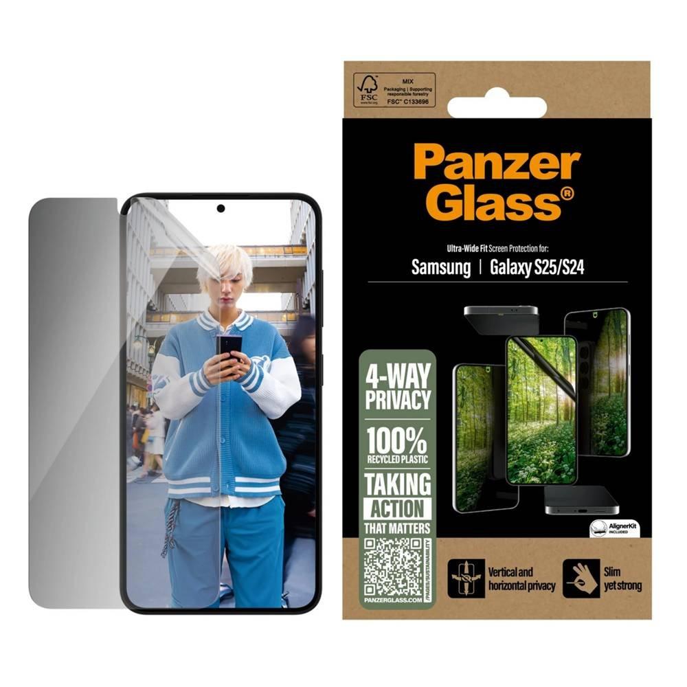 Panzer Galaxy S25 4 Way Mat Screen Protector, PGRMFPUG38388 - Clear 