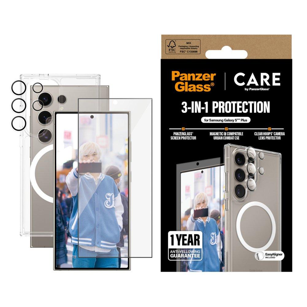 Panzer 3 in 1 Protection Bundle for Samsung S25 Ultra – Clear