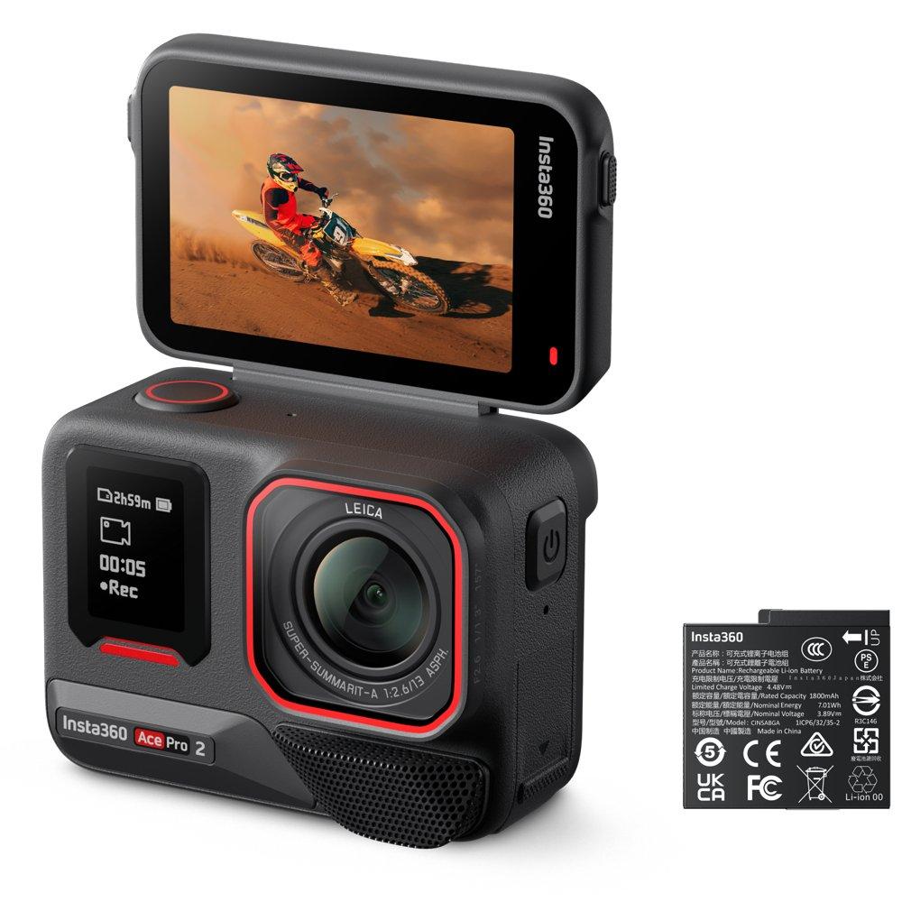 Insta360 Ace Pro 2 AI Powered Action Camera - Black