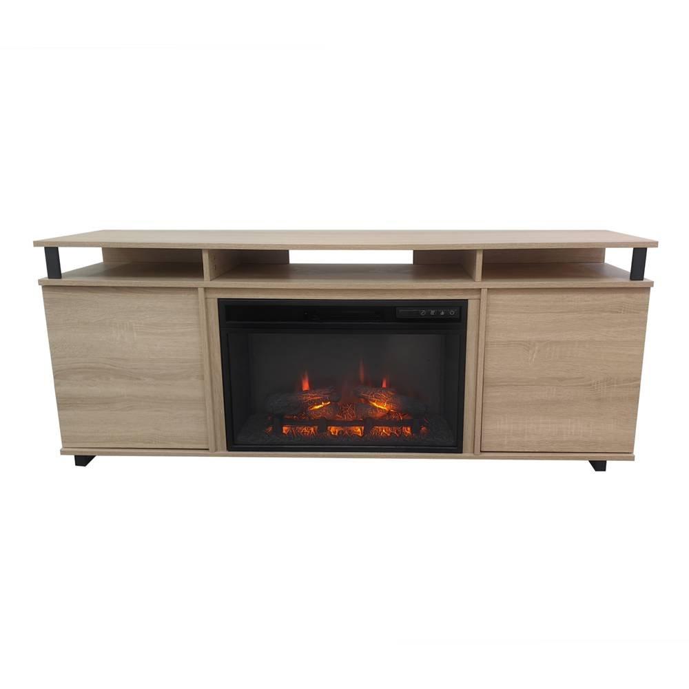 Wansa Up to 65-inch TV Stand , KS-0253 - Brown