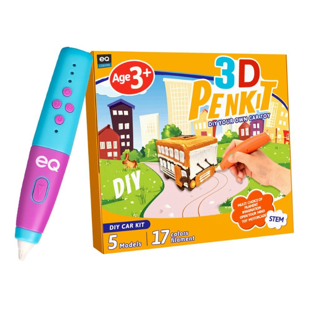 EQ Running Car 3D Pen for Kids, LP063S – Multicolor