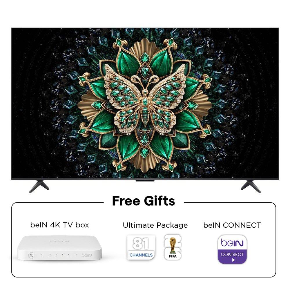 TCL 85” 4K,144Hz, Mini LED Google TV, 85C6K - Black