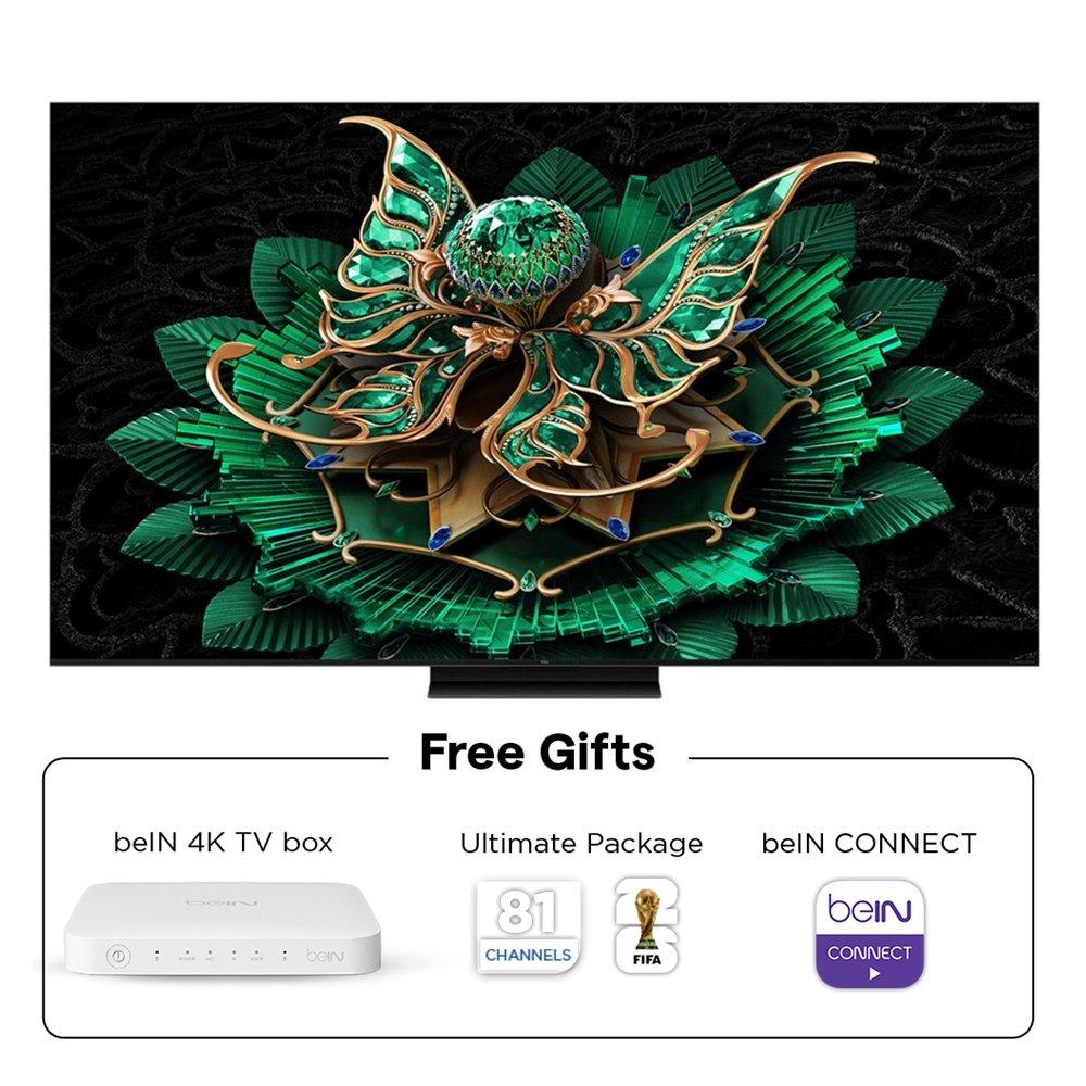 TCL 75” 4K,144Hz, Mini LED Google AI TV, 75C7K - Black