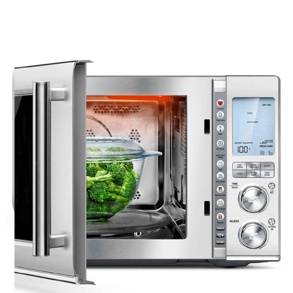 Sage Combi Wave 3 in 1 Microwave, 1100W, 32 Liter, BMO870 - Stainless Steel