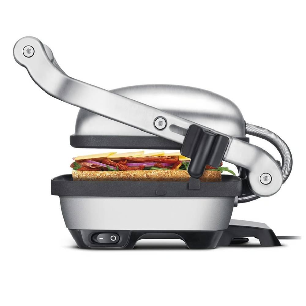 Sage The Perfect Press Sandwich Maker, 1500W, 2 Slice Capacity, BSG600 - Stainless Steel