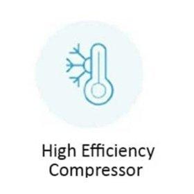 Compressor cools water efficiently