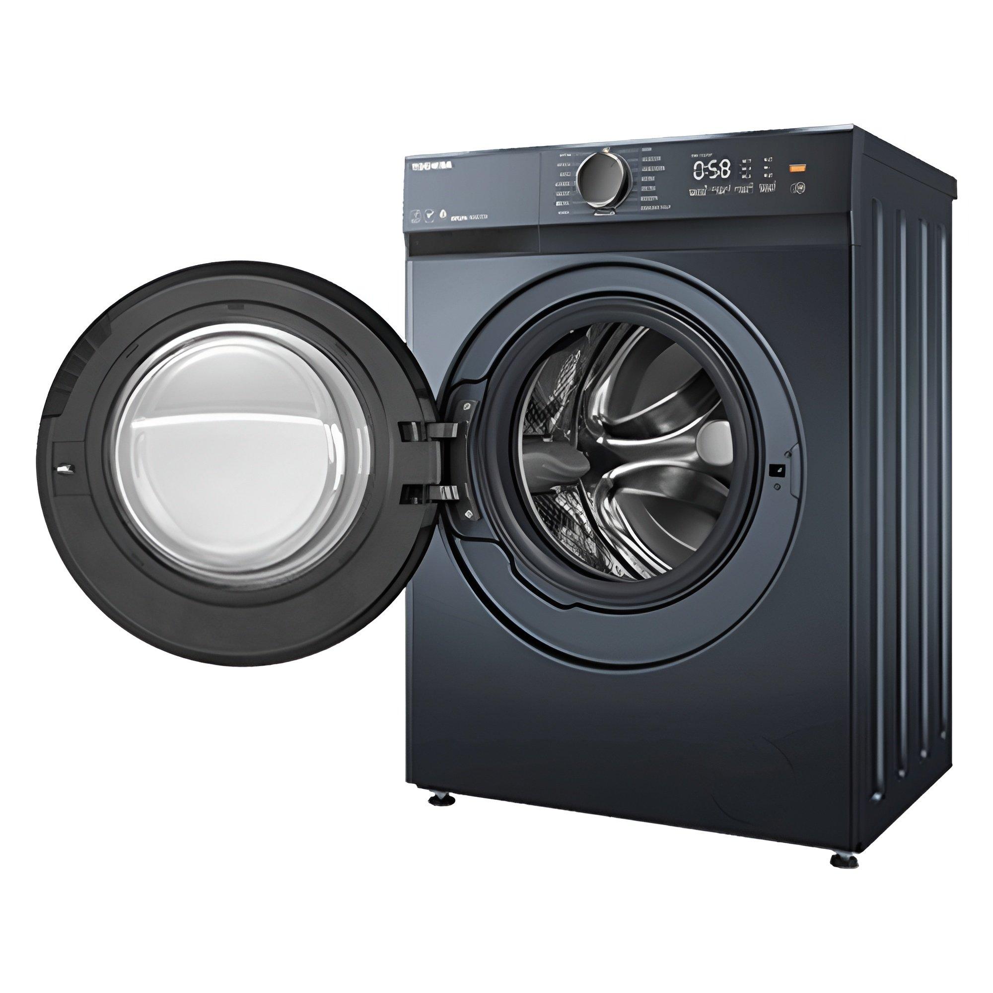 Toshiba Front Load Washer, 8kg Capacity, 1400rpm, Wifi - TsmartLife app, TW-T21BU90UWB(MG)– Morandy Gray
