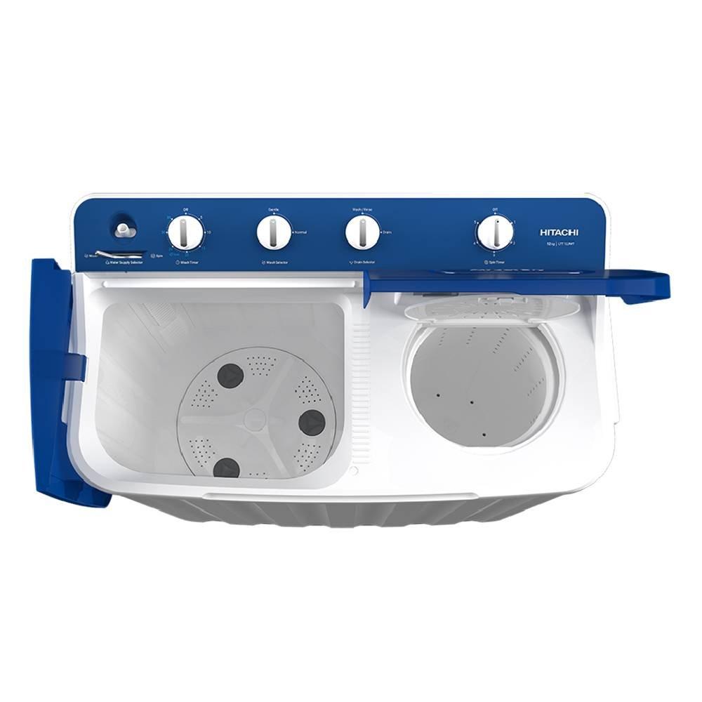 Hitachi Twin Tub Washer, 8KG, LTT 08JWT PFB - White