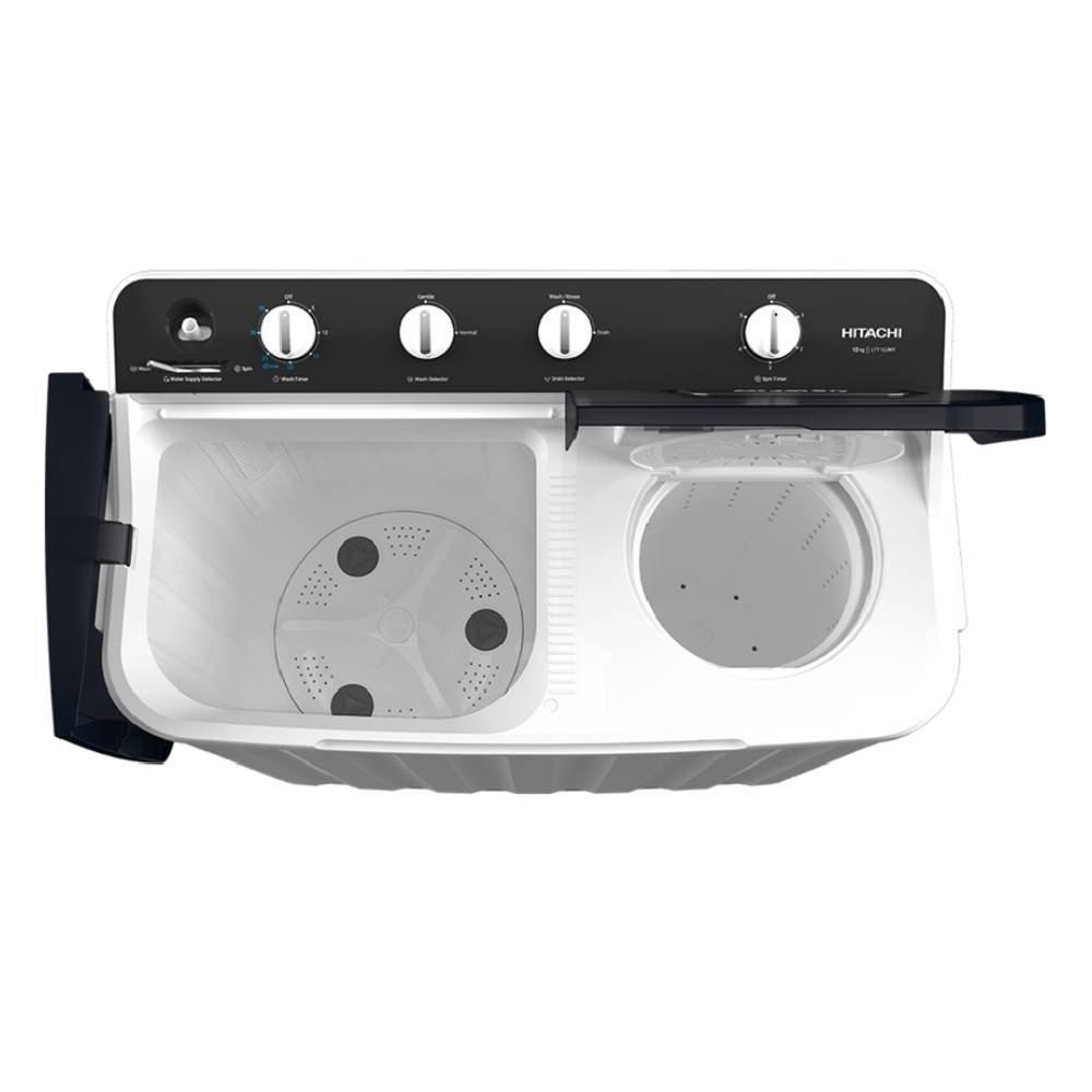 Hitachi Twin Tub Washer, 12KG, LTT 12JWT MRG - White 