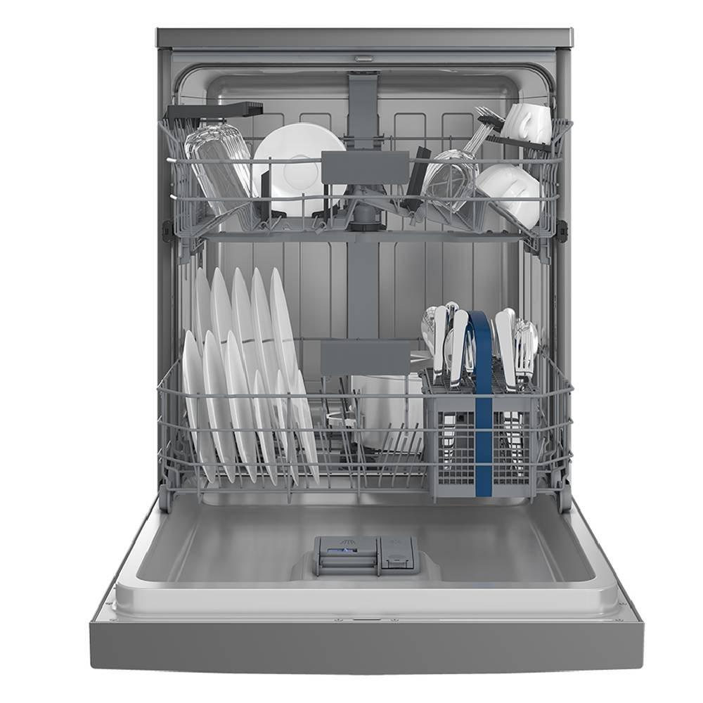 Hitachi Freestanding Dishwasher, 6 Programs, 14 Settings, HDF-F146VS - Silver