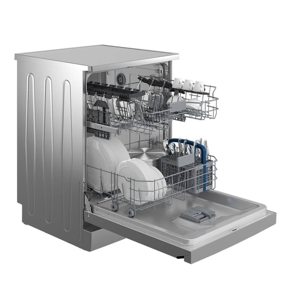 Hitachi Freestanding Dishwasher, 6 Programs, 14 Settings, HDF-F146VS - Silver