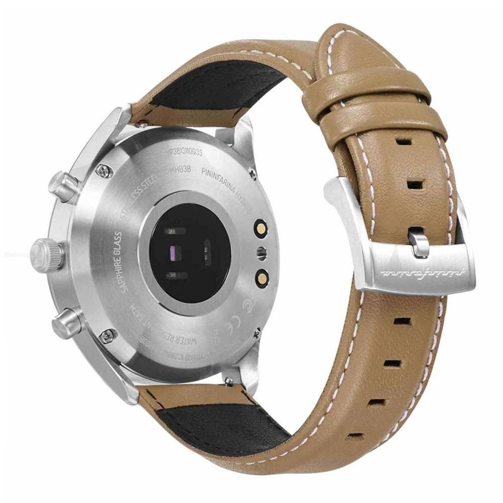 Pininfarina  Men's Smart Watch, 44mm, Leather Band, PMH03B-01 - Sand Dune