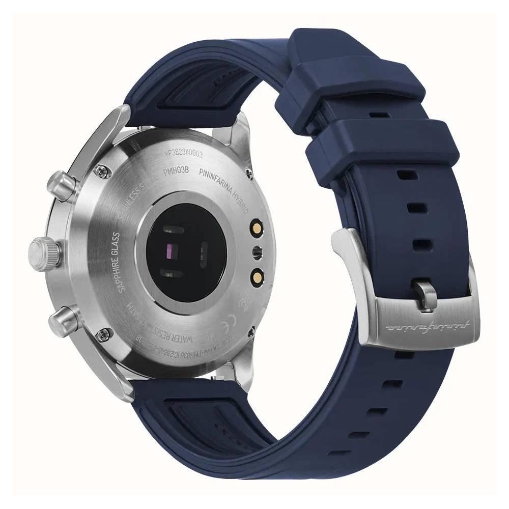 Pininfarina  Men's Smart Watch, 44mm, Rubber Band, PMH03B-06 - Blue