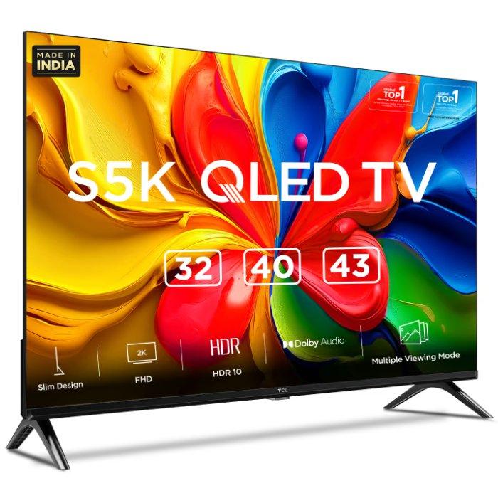 TCL S5K 32 inch HD LED Smart Google TV - Black