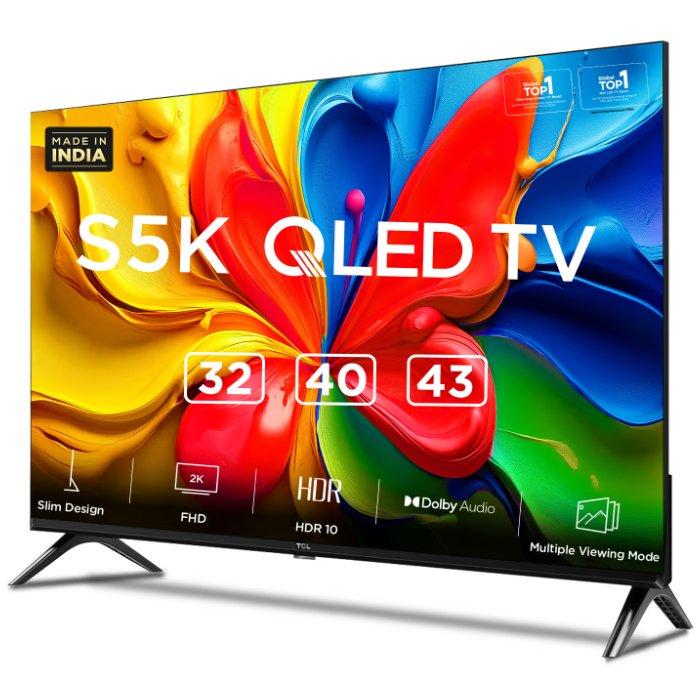 TCL S5K 32 inch HD LED Smart Google TV - Black