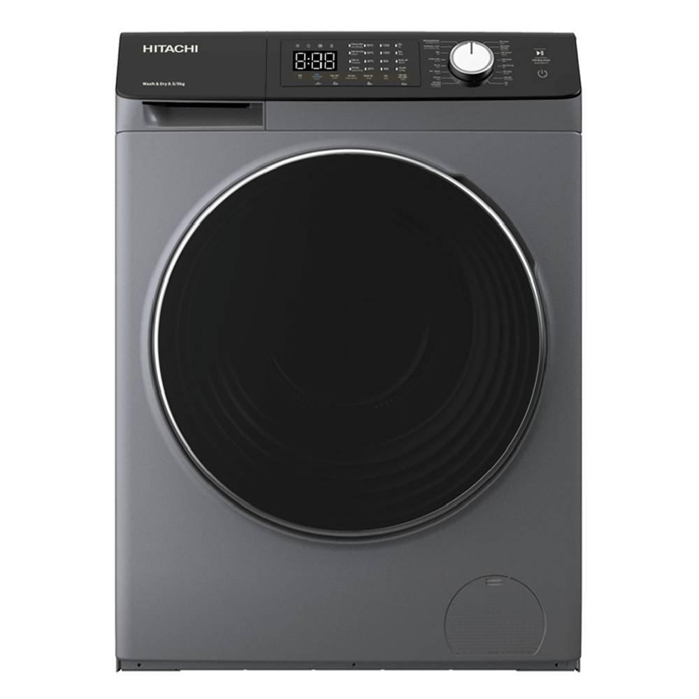 Hitachi Front Load Washer & Dryer, 8KG Capacity, 5KG Dryer, BD-D802HVOS - Dark Gray