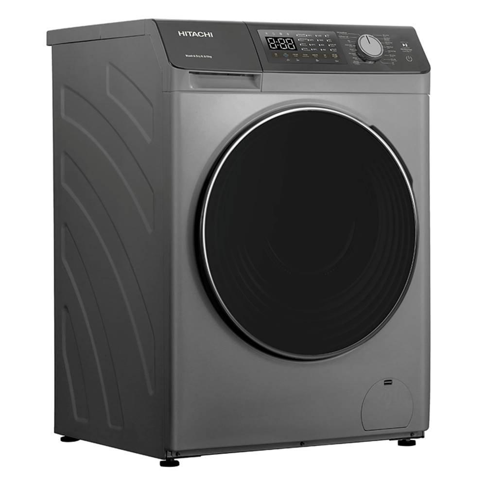 Hitachi Front Load Washer & Dryer, 8KG Capacity, 5KG Dryer, BD-D802HVOS - Dark Gray
