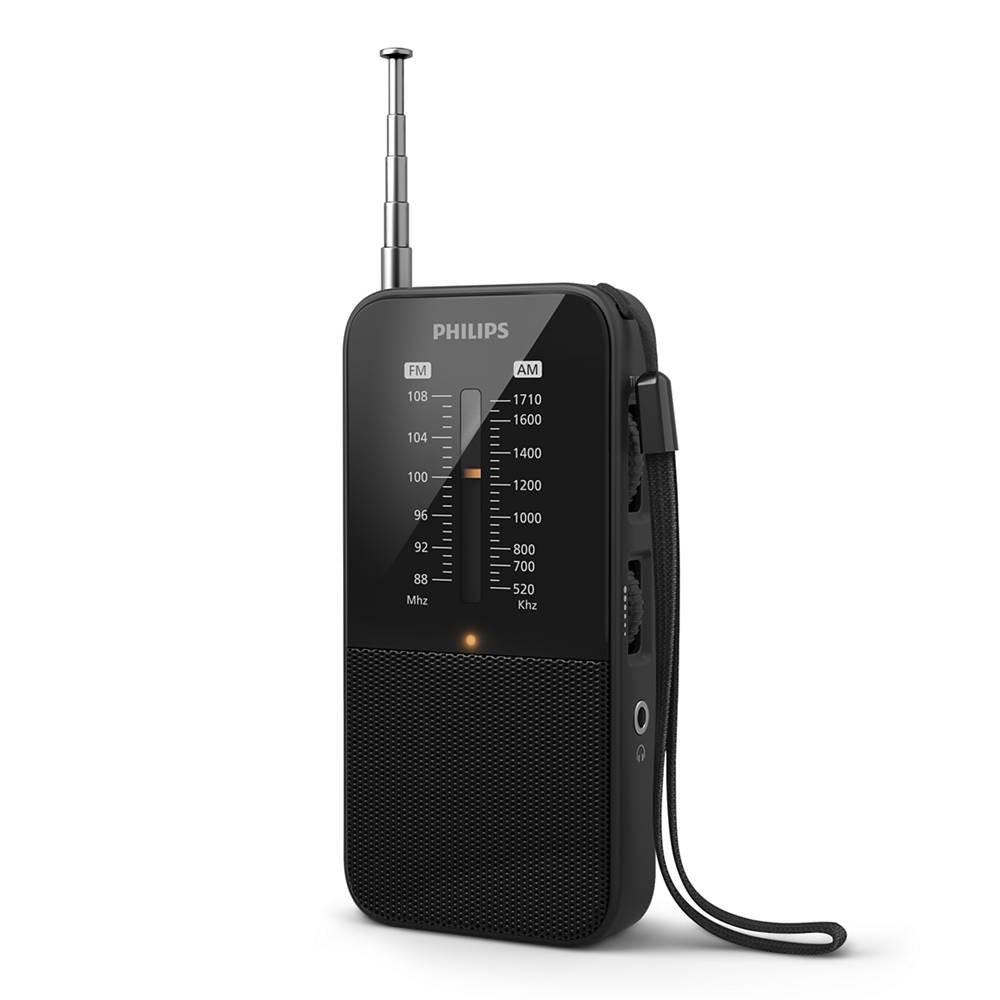 راديو محمول اف ام/ايه ام من فيليبس، TAR1509/00 - أسود