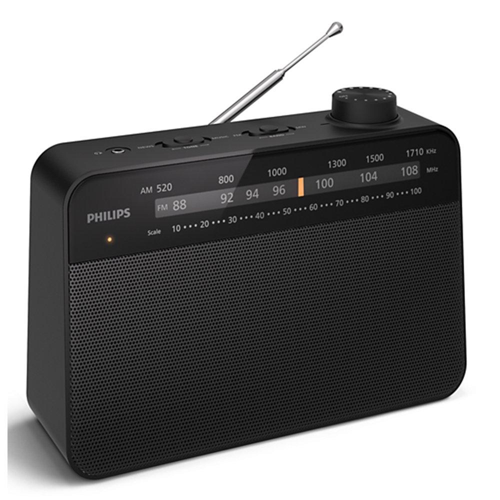 Philips Portable FM/AM Radio, TAR2509/10 - Black