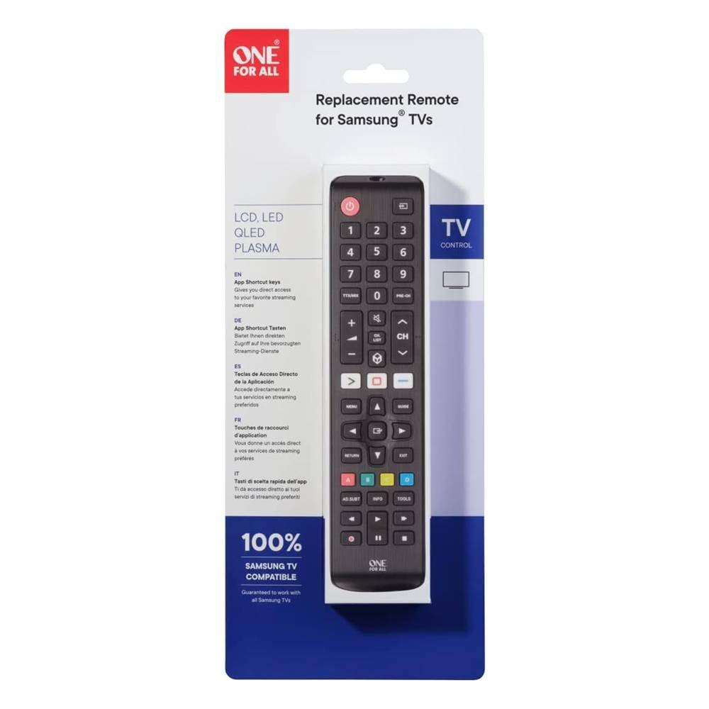 جهاز تحكم  لتلفزيون سامسونج من ون فور أول , URC4910 - أسود