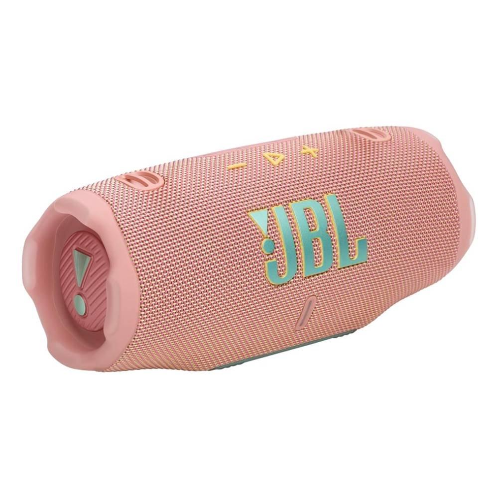 JBL Charge 6 Portable Bluetooth speaker, JBLCHARGE6PINK – Pink