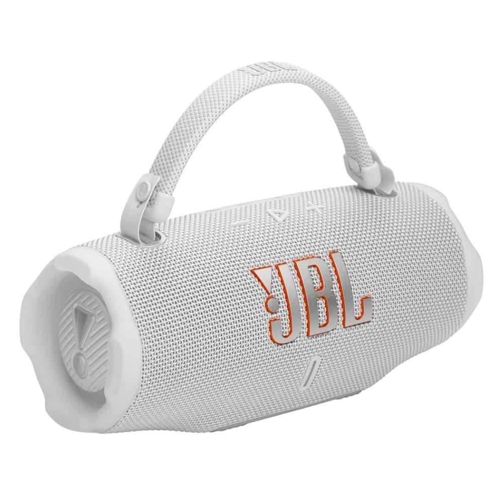 JBL Charge 6 Portable Bluetooth speaker, JBLCHARGE6WHT – White