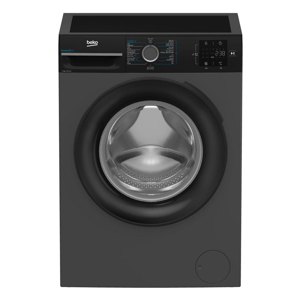 Beko Front Load Washer, 8 KG, WTV814KNXA - Anthracite
