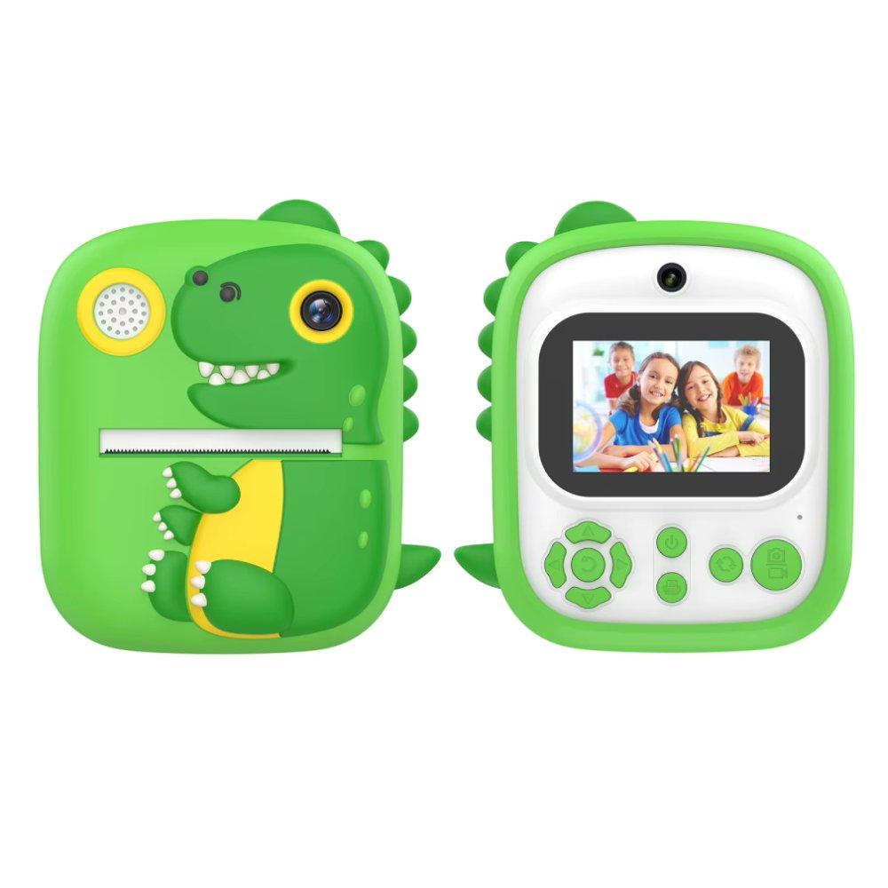 EQ Portable Mini Photo Printer 1080P Instant Print Camera Dual Cameras 2.4'' Screen BLS-P3 Green