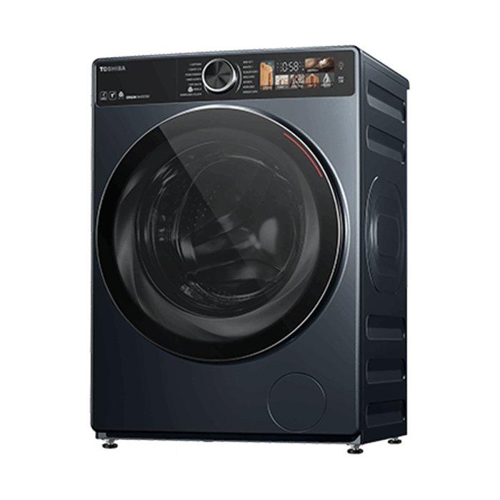 غسالة توشيبا تحميل أمامي، سعة غسيل ١٠.٥ كجم، سعة تجفيف ٧ كجم، TWDT25BZU115MWBMG - رمادي